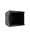 Szafka wisząca rack 9U 600x600 czarna dwusekcyjna - nr 13
