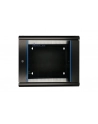 Szafka wisząca rack 9U 600x600 czarna dwusekcyjna - nr 31