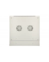 Szafka wisząca rack 9U 600x600 szara dwusekcyjna - nr 11