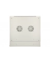 Szafka wisząca rack 9U 600x600 szara dwusekcyjna - nr 21