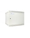 Szafka wisząca rack 12U 600x600 szara metalowe drzwi - nr 2