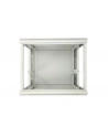 Szafka wisząca rack 9U 600x450 szara metalowe drzwi - nr 12