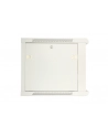 Szafka wisząca rack 9U 600x450 szara metalowe drzwi - nr 14
