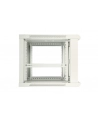 Szafka wisząca rack 9U 600x450 szara metalowe drzwi - nr 15
