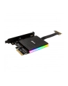 Akasa Adapter Dual M.2 SSD - PCIe z chłodzeniem i oświetleniem RGB LED - nr 20