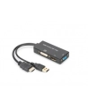 Adapter HDMI / USB 4K 30Hz UHD HDMI A / USB na DisplayPort+DVI+VGA czarny 0,2m - nr 12