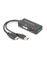 Adapter HDMI / USB 4K 30Hz UHD HDMI A / USB na DisplayPort+DVI+VGA czarny 0,2m - nr 28