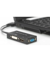 Adapter HDMI / USB 4K 30Hz UHD HDMI A / USB na DisplayPort+DVI+VGA czarny 0,2m - nr 36