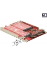 Delock 2.5'' Konwerter 22-pinowym złączem SATA > M.2 / mSATA z ramką, 7 mm - nr 24