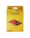 Delock 2.5'' Konwerter 22-pinowym złączem SATA > M.2 / mSATA z ramką, 7 mm - nr 26