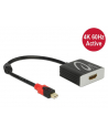 Delock Adapter mini Displayport 1.2 męski > HDMI żeński 4K 60 Hz aktywne - nr 10