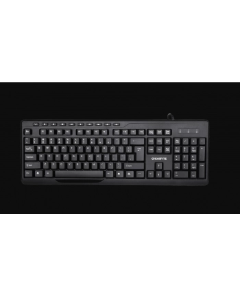 Gigabyte Klawiatura przewodowa z myszką KM6300, Czarna