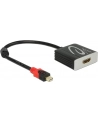 Delock Adapter mini Displayport 1.2 męski > HDMI żeński 4K 60 Hz aktywne - nr 15