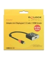 Delock Adapter mini Displayport 1.2 męski > HDMI żeński 4K 60 Hz aktywne - nr 17