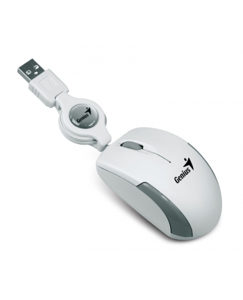 GENIUS Mysz do notebooka MicroTraveler 1200dpi USB White