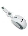 GENIUS Mysz do notebooka MicroTraveler 1200dpi USB White - nr 8