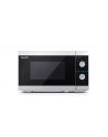 Kuchenka mikrofalowa SHARP YC-MS01E-S (800W; 20l; kolor srebrny) - nr 19
