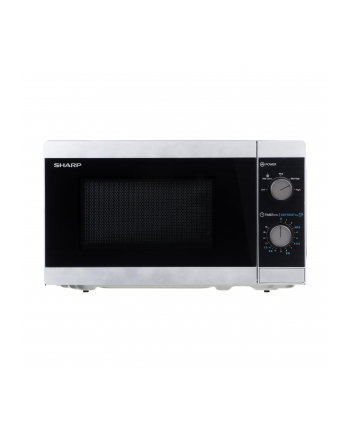 Kuchenka mikrofalowa SHARP YC-MS01E-S (800W; 20l; kolor srebrny)