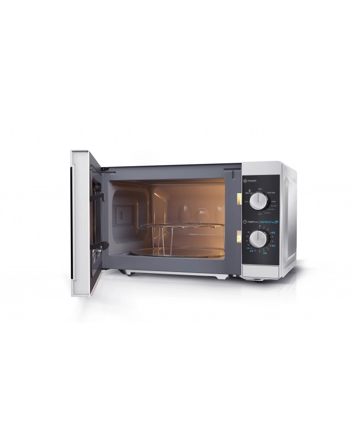 Kuchenka mikrofalowa SHARP YC-MG01E-S (800W; 20l; kolor srebrny) główny