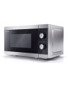 Kuchenka mikrofalowa SHARP YC-MG01E-S (800W; 20l; kolor srebrny) - nr 26