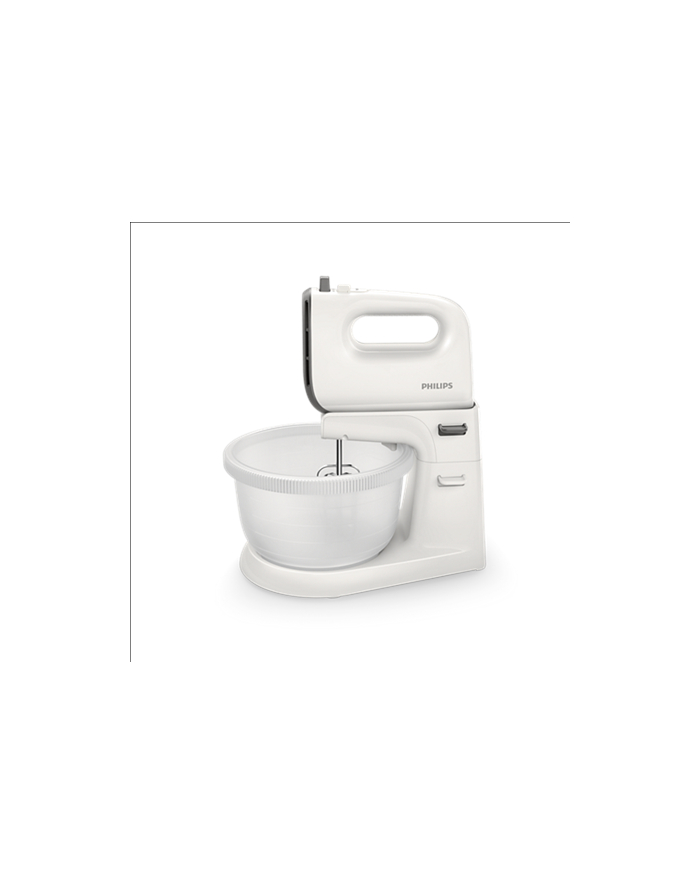 Mikser ręczny z misą Philips HR3745/00 (450W; kolor biały) główny
