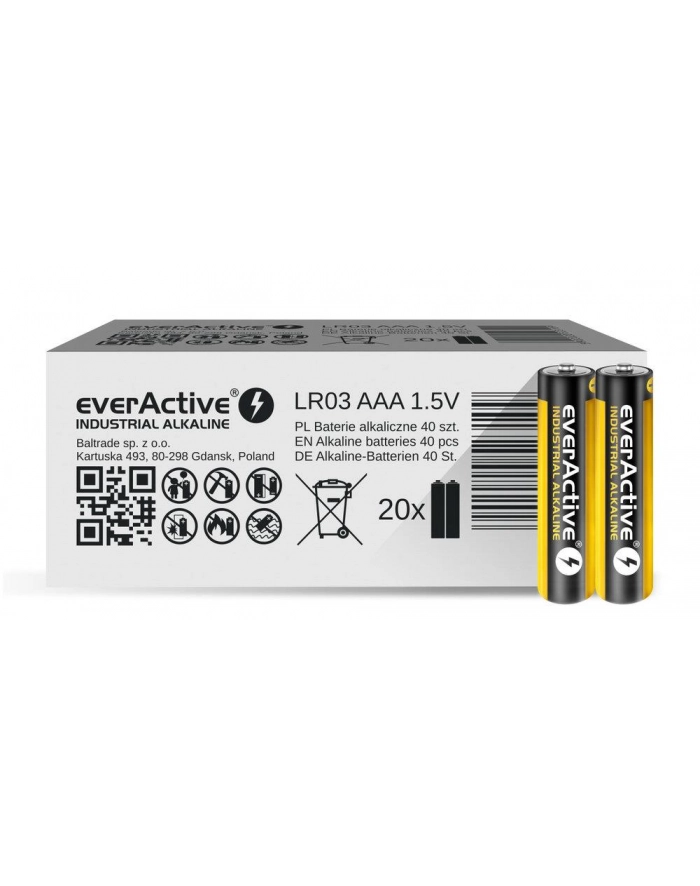 Baterie alkaliczne everActive EVLR03S2IK (40) główny