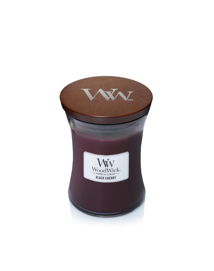 Świeca w szkle WoodWick średnia Black Cherry 92100E (114mm x 98mm) główny