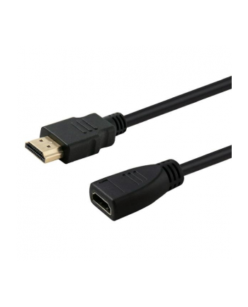 Przedłużacz z przesłoną SAVIO CL-132 (USB 20 typu A F - USB 20 typu A M; 2m; kolor czarny)