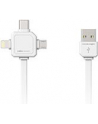 Kabel allocacoc USBcable 9003WT/USBC15 (USB M - Lightning  Micro USB  USB typu C M; 1 5m; kolor biały) - nr 3