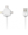 Kabel allocacoc USBcable 9003WT/USBC15 (USB M - Lightning  Micro USB  USB typu C M; 1 5m; kolor biały) - nr 4