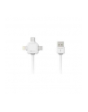 Kabel allocacoc USBcable 9003WT/USBC15 (USB M - Lightning  Micro USB  USB typu C M; 1 5m; kolor biały) - nr 5