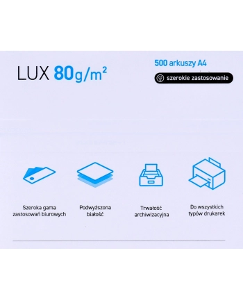 Papier Xero Igepa POLLUX (A4; 80g/m2; 500 szt; Matowy) nr 1