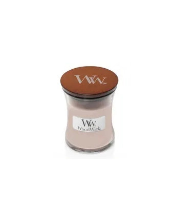 Świeca w szkle WoodWick mała Vanilla & Sea Salt 98191E (80mm x 70mm)