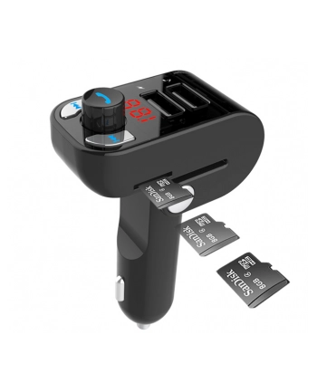 Transmiter FM FM do gniazda samochodowej zapalniczki GEMBIRD BTT-02 (USB 31) nr 1