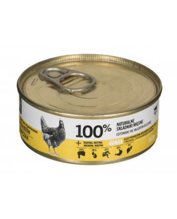Puszka 3coty kurczak Chicken Complete Cat Wet Food 80g