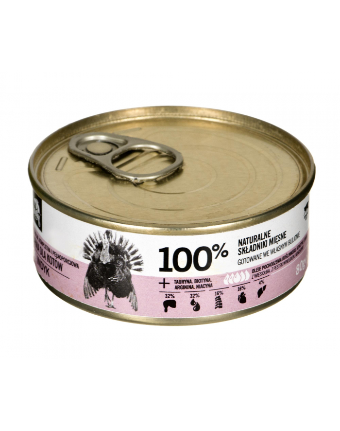 Puszka 3coty indyk Turkey Complete Cat Wet Food 80g główny
