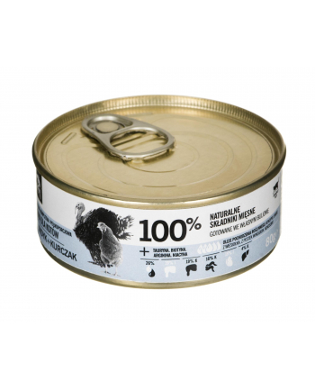 Puszka 3coty kurczak/indyk Turkey + Chicken Complete Cat Wet Food 80g