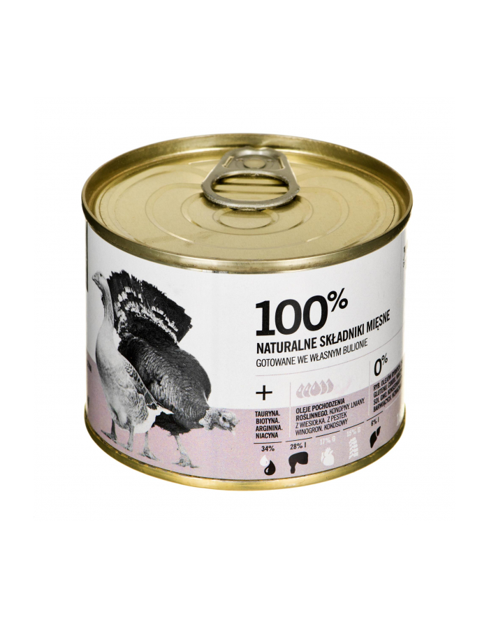 Puszka 3coty indyk/gęś  Turkey + Goose Complete Cat Wet Food 180g główny