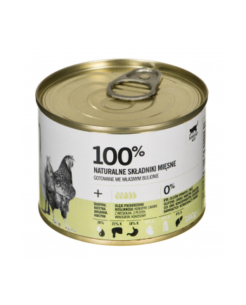 Puszka 3coty kurczak/gęś  Chicken + Goose Complete Cat Wet Food 180g