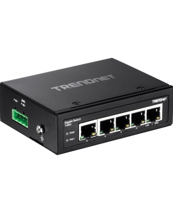 trendnet Przełącznik TI-G50 5-Port 1GB Przemysłowy Niezarządzalny DIN Rail