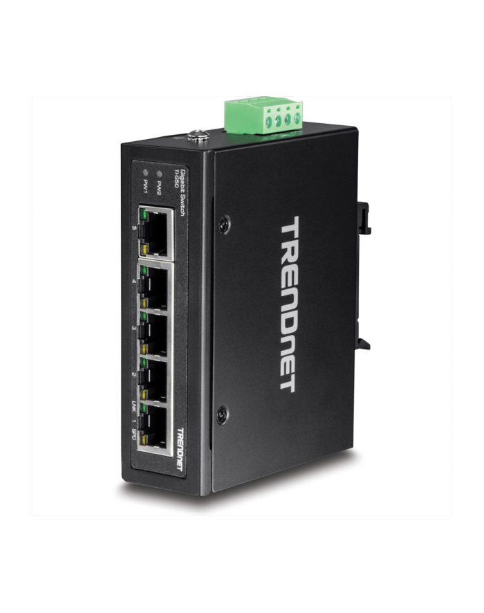 trendnet Przełącznik TI-G50 5-Port 1GB Przemysłowy Niezarządzalny DIN Rail główny