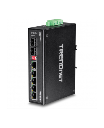 trendnet Przełącznik TI-G62 5-Port 1GB+1Port 1GB SFP Przemysłowy Niezarządzalny DIN Rail nr 1