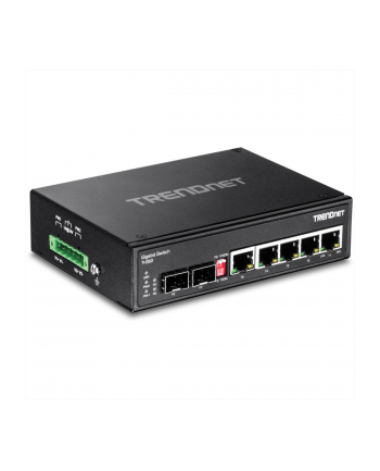 trendnet Przełącznik TI-G62 5-Port 1GB+1Port 1GB SFP Przemysłowy Niezarządzalny DIN Rail nr 2