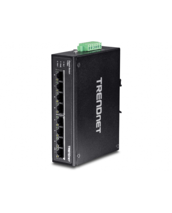 trendnet Przełącznik TI-G80 8-Port 1GB Przemysłowy Niezarządzalny DIN Rail