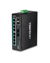 trendnet Przełącznik TI-PG102 8-Port 1GB PoE Plus+2Port 1GB SFP Przemysłowy DIN Rail - nr 41