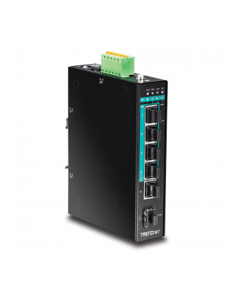 trendnet Przełącznik TI-PG541 4-Port 1GB PoE Plus+1Port 1GB+1Port 1GB SFP Przemysłowy Niezarządzalny nr 1