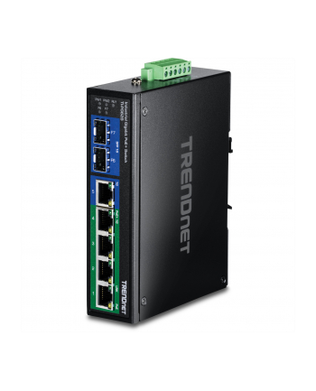 trendnet Przełącznik TI-PG62B 4-Port 1GB PoE Plus+2Port 1GB SFP Przemysłowy Niezarządzalny DIN Rail nr 2