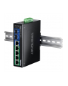 trendnet Przełącznik TI-PG62B 4-Port 1GB PoE Plus+2Port 1GB SFP Przemysłowy Niezarządzalny DIN Rail - nr 40