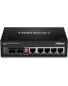 trendnet Przełącznik TI-PG62 4-Port 1GB PoE Plus+1Port 1GB SFP+1Port SFP Przemysłowy Niezarządzalny - nr 30