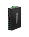 trendnet Przełącznik TI-PG62 4-Port 1GB PoE Plus+1Port 1GB SFP+1Port SFP Przemysłowy Niezarządzalny - nr 44
